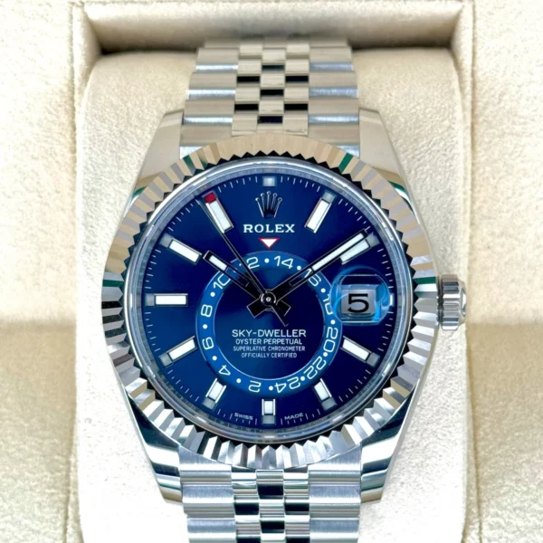 NEW 2024 Rolex Sky-Dweller 42mm 326934 Jubilee Blue Dial
