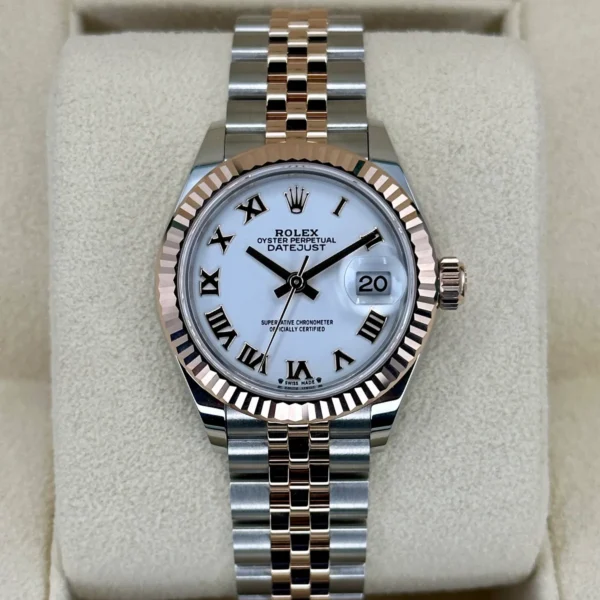 NEW 2023 Rolex Datejust 28mm 279171 TwoTone Jubilee Roman Numeral Dial