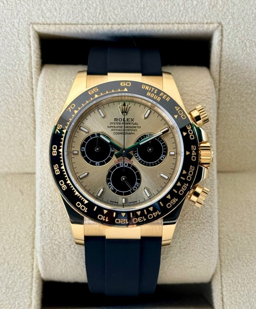 NEW 2025 Rolex Daytona 40mm 126518LN Yellow Gold Champagne Dial