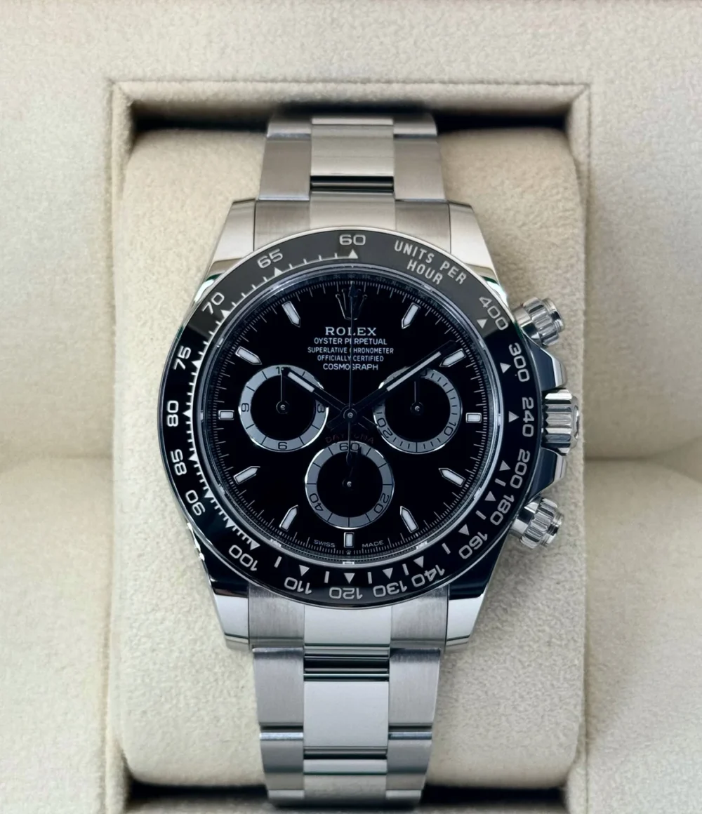 NEW 2024 Rolex Daytona 40mm 126500LN Stainless Steel Black Dial