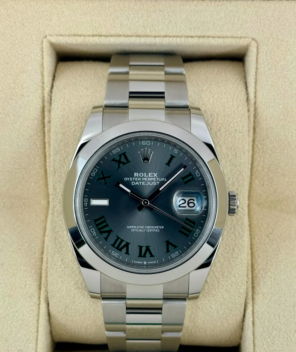 NEW 2025 Rolex Datejust 41mm 126300 Wimbledon Dial Oyster