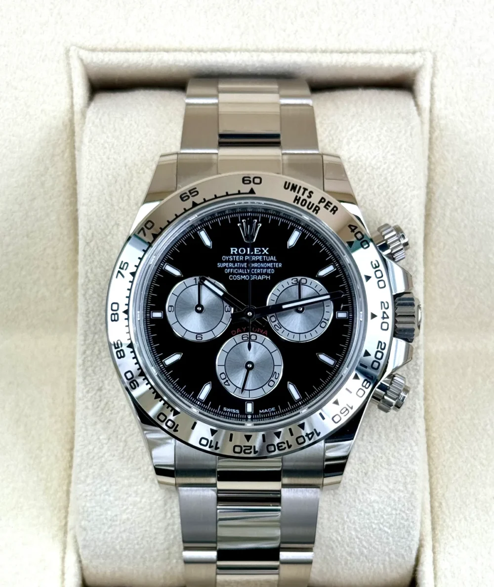 NEW 2024 Rolex Daytona 40mm 126509 White Gold Black Dial