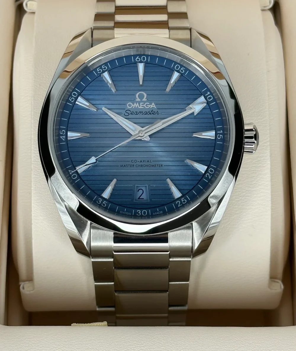 2023 Omega Seamaster Aqua Terra 41mm 220.10.41.21.03.005 Blue Dial