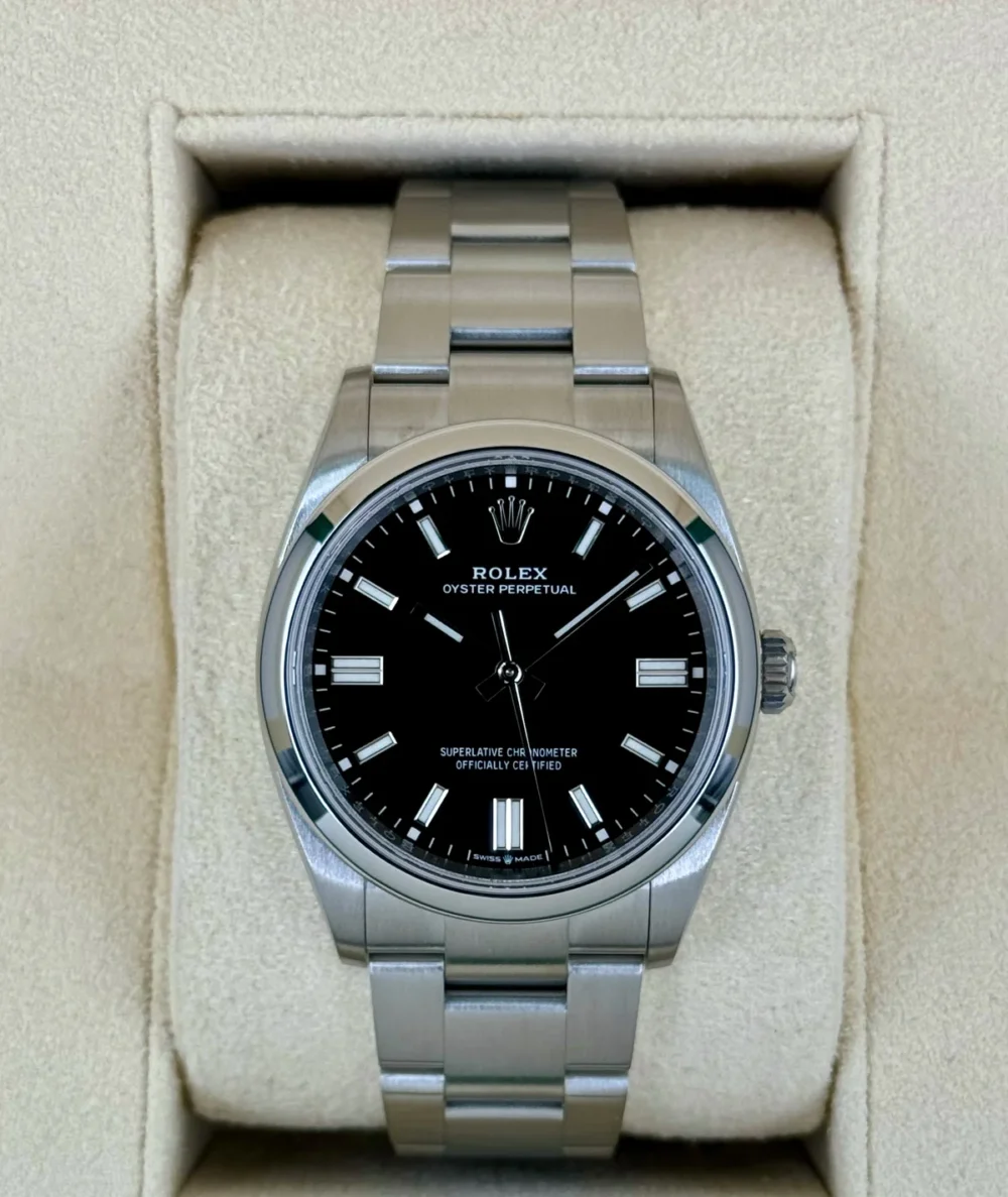 2023 Rolex Oyster Perpetual 36mm 126000 Black Dial
