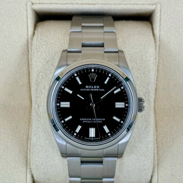 2023 Rolex Oyster Perpetual 36mm 126000 Black Dial