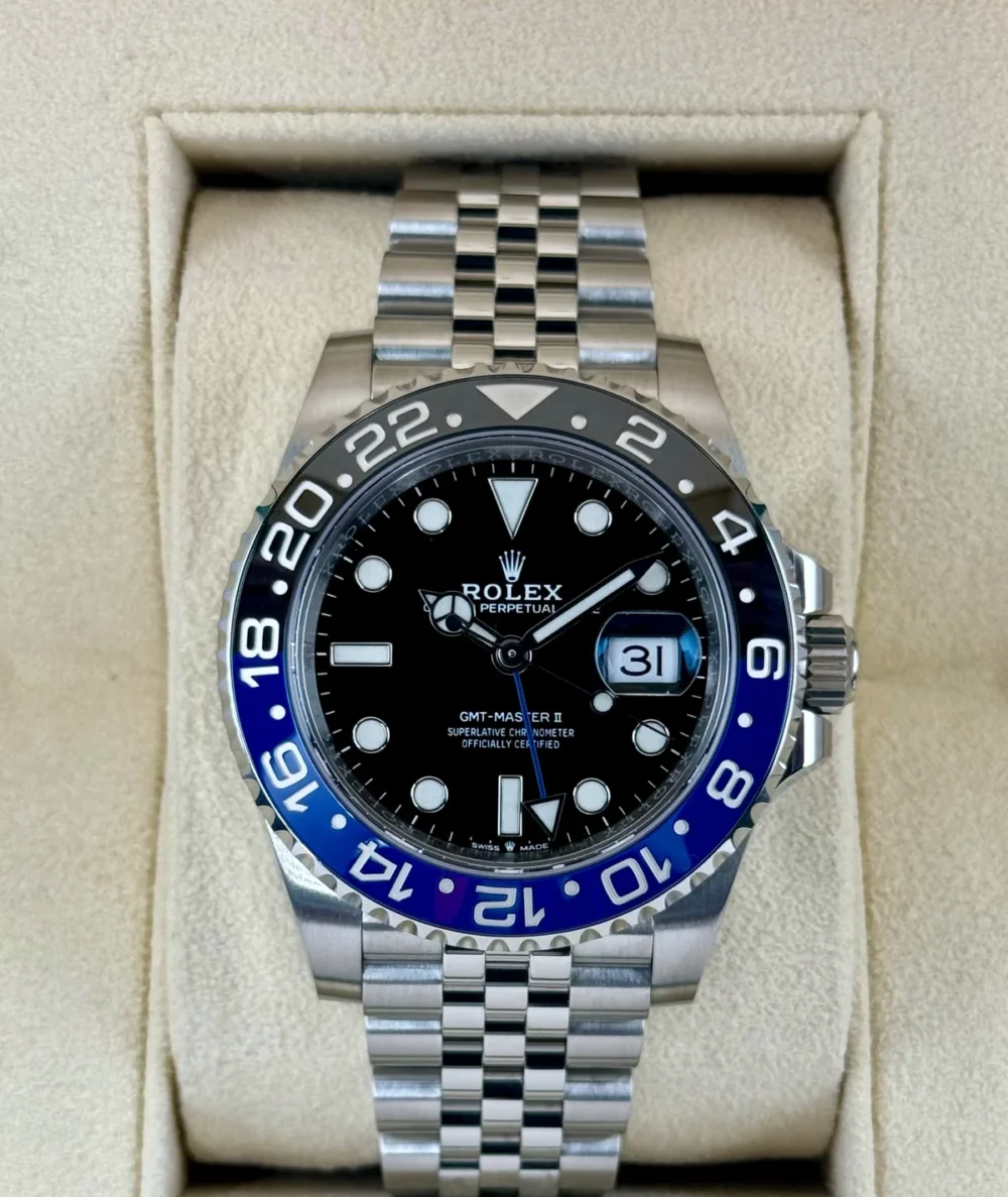 2022 Rolex GMT-Master II "Batgirl" 40mm 126710BLNR Jubilee Black Dial