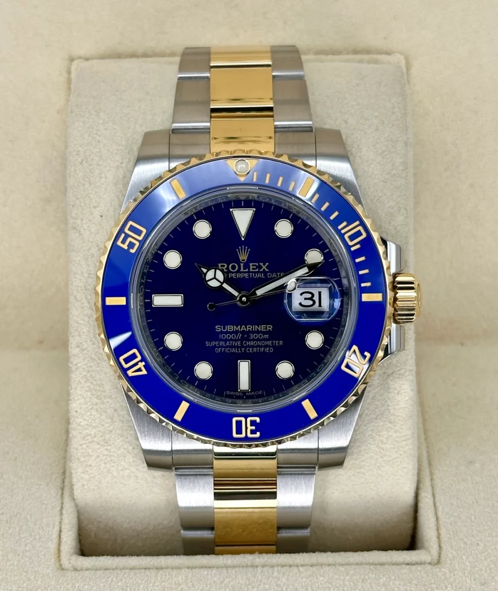 2019 Rolex Submariner "Bluesy" 40mm 116613LB Two-Tone Blue Dial