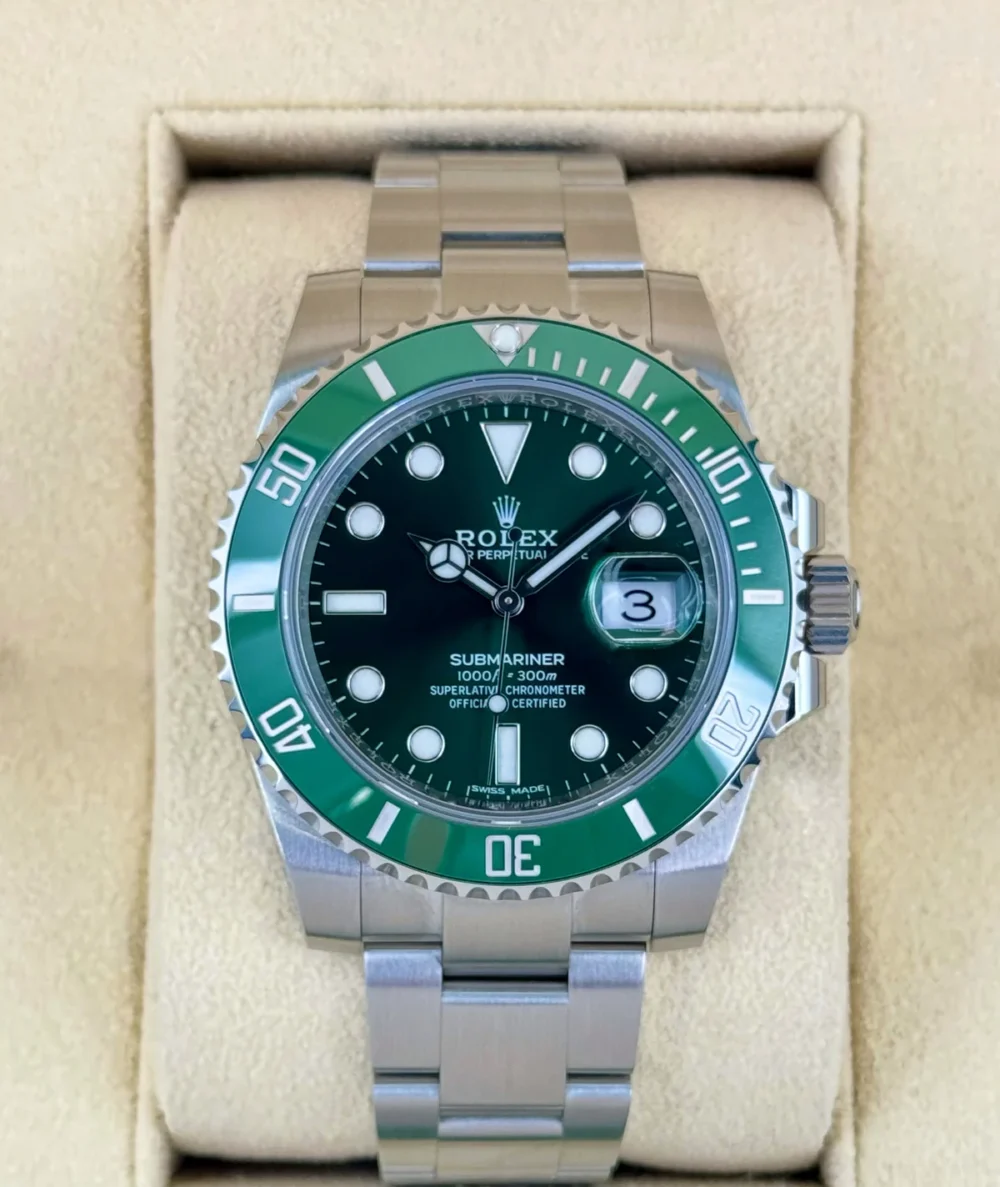 2017 Rolex Submariner "Hulk" 40mm 116610LV Green Dial