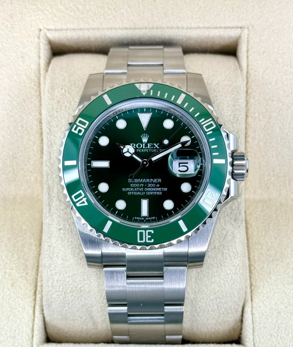 2017 Rolex Submariner "Hulk" 40mm 116610LV Green Dial