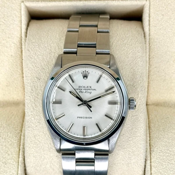 1978 Rolex Air-King 34mm 5500 Stainless Steel Oyster Silver Dial