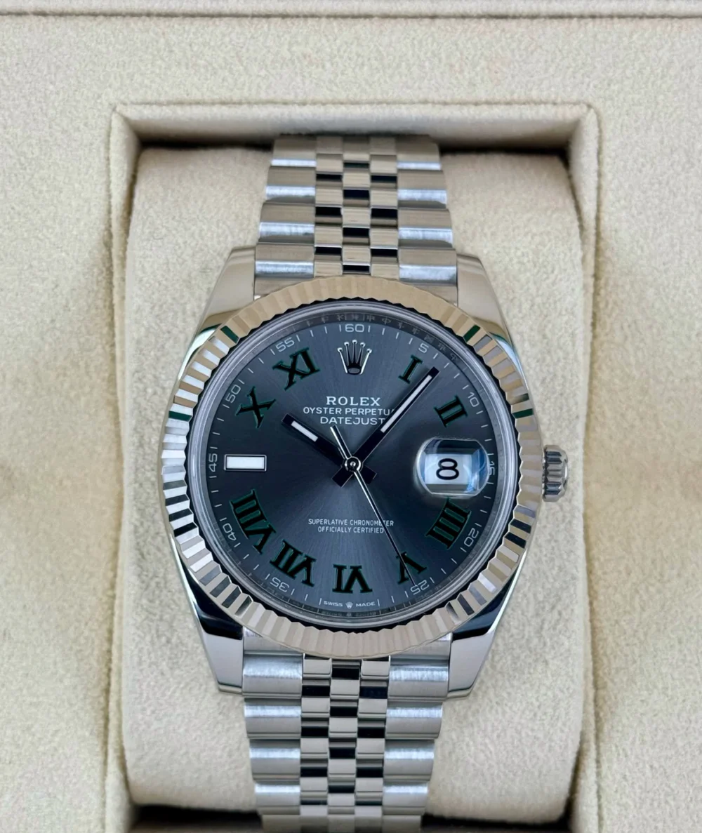 2024 Rolex Datejust 41mm 126334 Jubilee Wimbledon Dial