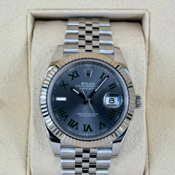 2024 Rolex Datejust 41mm 126334 Jubilee Wimbledon Dial