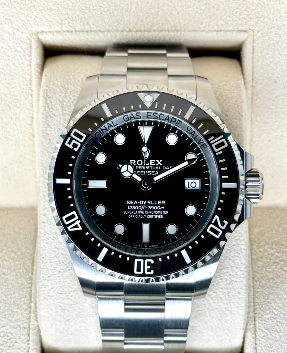 NEW 2024 Rolex Deepsea 44mm 136660 Stainless Steel Black Dial