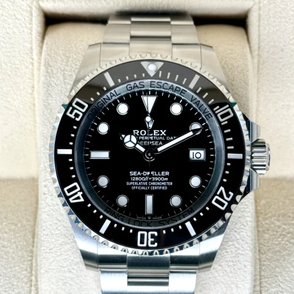 NEW 2024 Rolex Deepsea 44mm 136660 Stainless Steel Black Dial