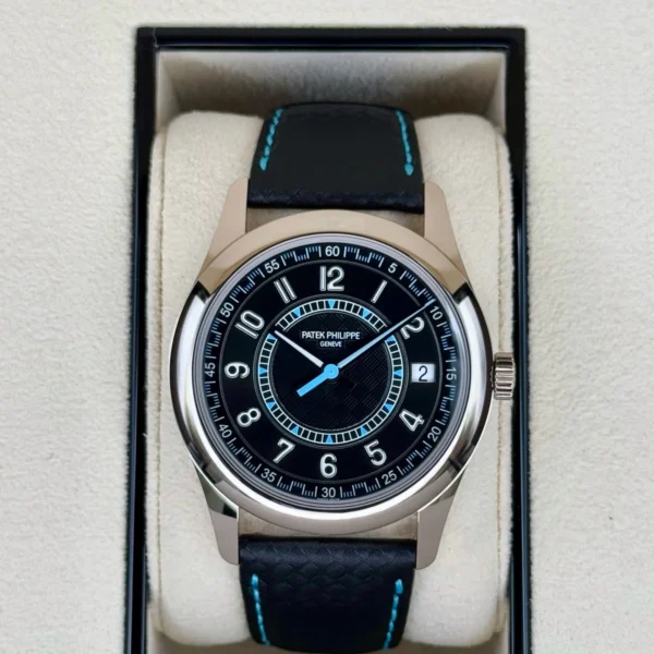 NEW 2023 Patek Philippe 6007G Calatrava White Gold Black Dial