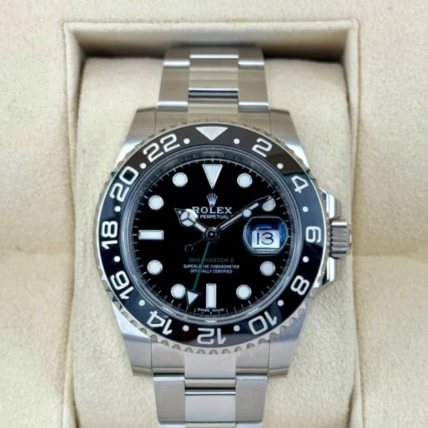 NEW OLD STOCK 2020 Rolex GMT-Master II 40mm 116710LN Black Dial