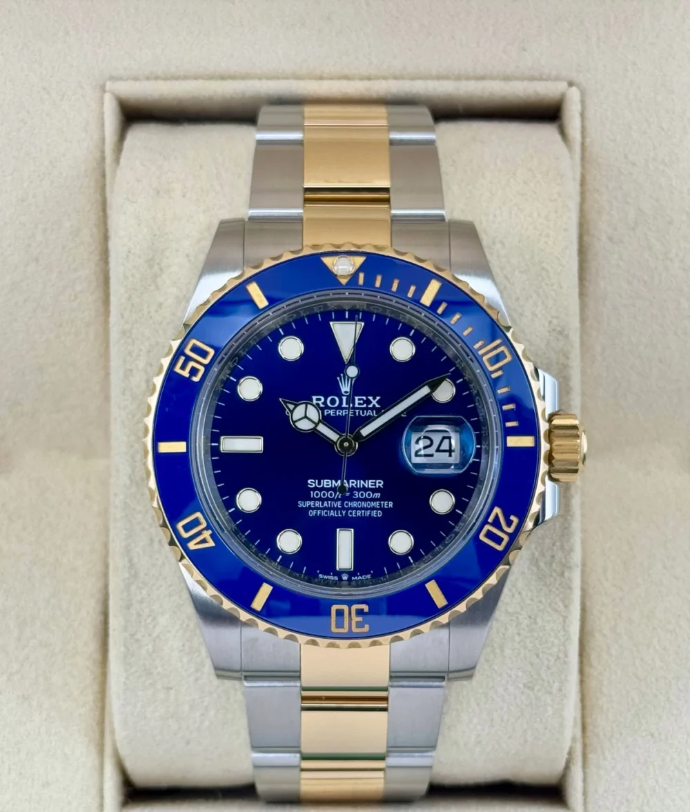 2021 Rolex Submariner "Bluesy" 41mm 126613LB Two-Tone Blue Dial