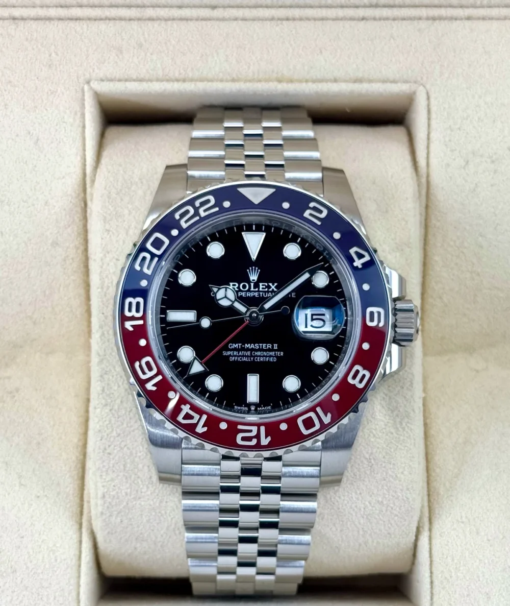 2020 Rolex GMT Master-II "Pepsi" 40mm 126710BLRO Jubilee