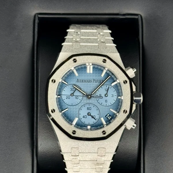 2023 Audemars Piguet 26240BC Frosted White Gold Blue Dial