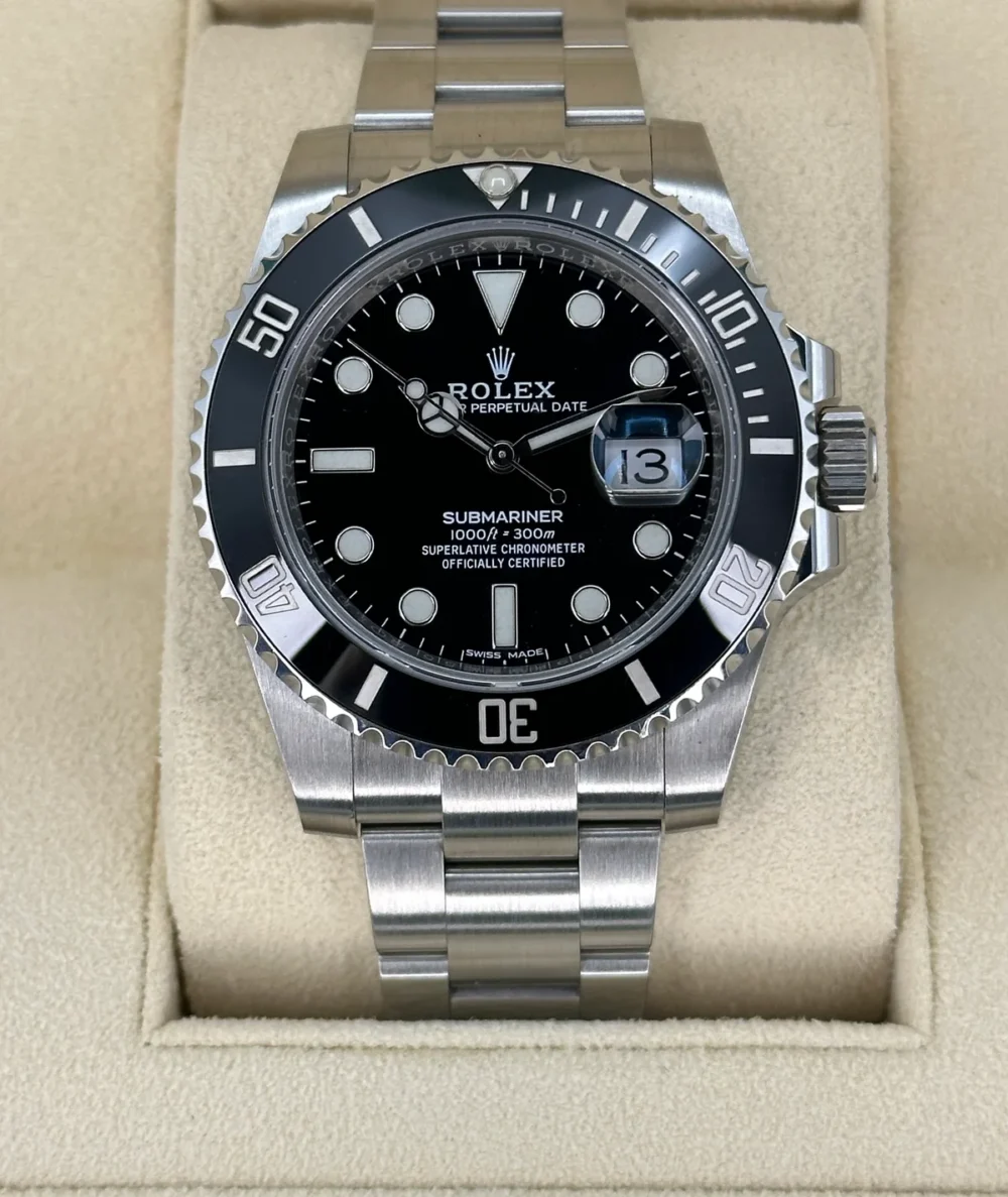 2018 Rolex Submariner 40mm 116610LN Stainless Steel Black Dial