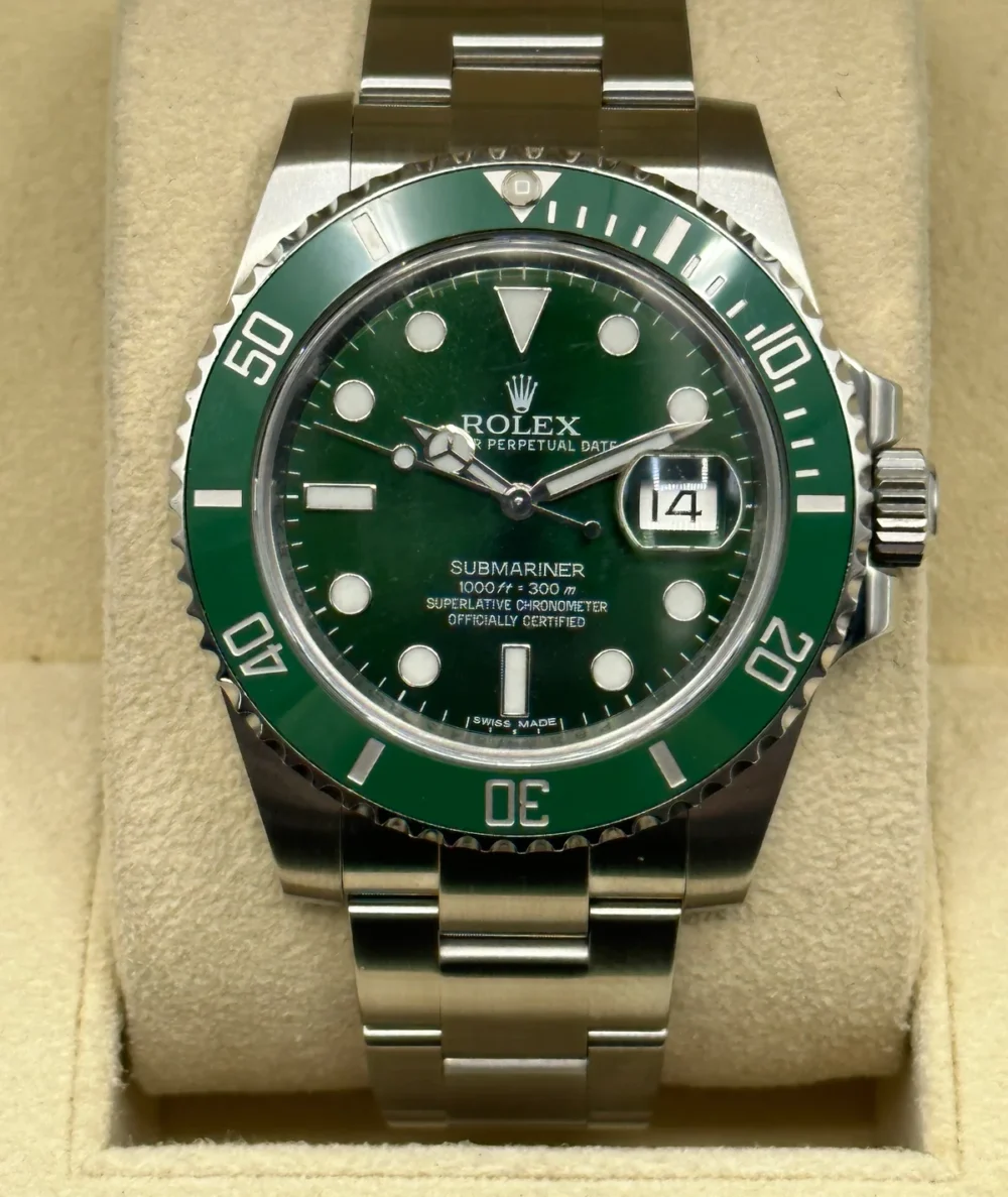 Rolex Submariner "Hulk" 40mm 116610LV Green Dial
