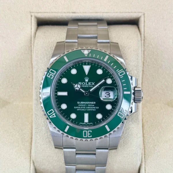 2019 Rolex Submariner "Hulk" 40mm 116610LV Green Dial