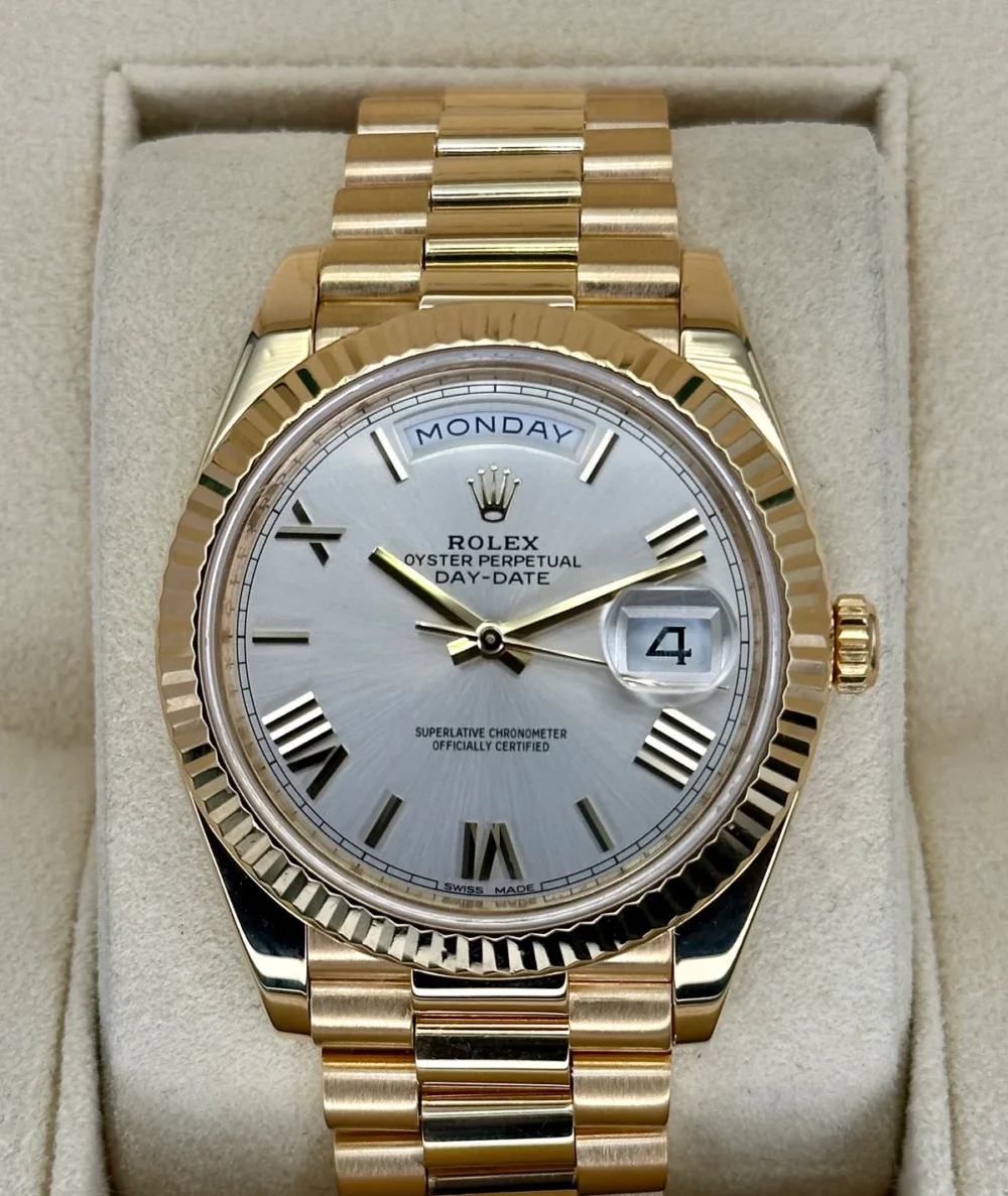 2017 Rolex Day-Date 40mm 228238 Presidential Sundust Dial