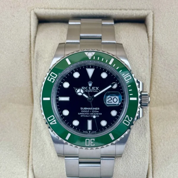 NEW 2024 Rolex Submariner "Starbucks" 41mm 126610LV Black Dial