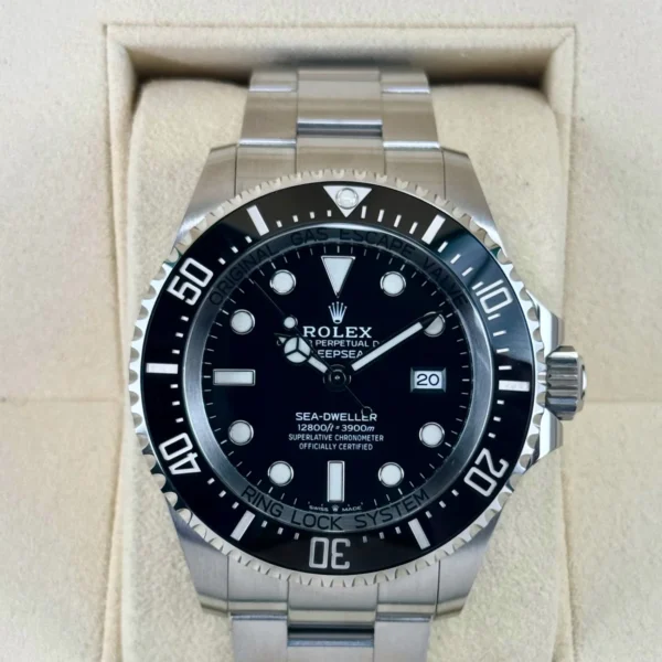 2021 Rolex Deepsea 44mm 126660 Stainless Steel Black Dial