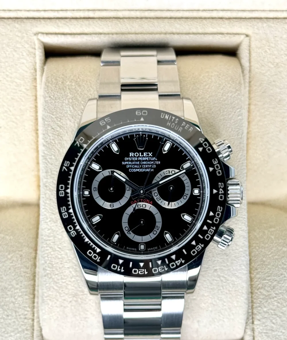Rolex Daytona 40mm 116500LN Stainless Steel Black Dial
