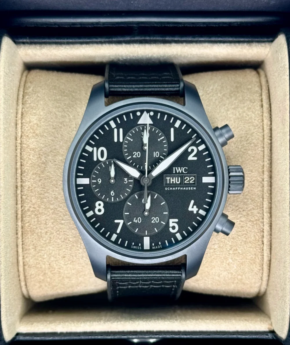 NEW 2025 IWC Pilot Chronograph Top Gun 41mm IW388106 Ceramic