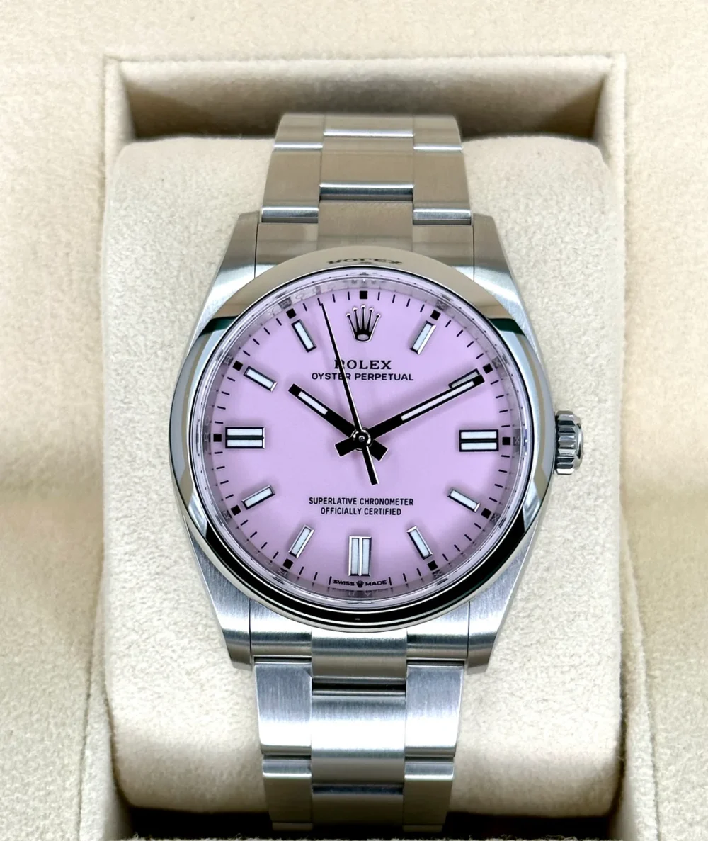 NEW 2025 Rolex Oyster Perpetual 36mm 126000 Candy Pink Dial