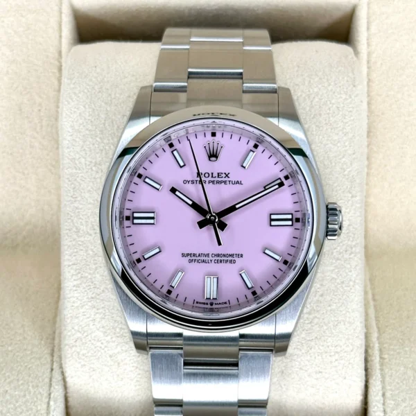 NEW 2025 Rolex Oyster Perpetual 36mm 126000 Candy Pink Dial