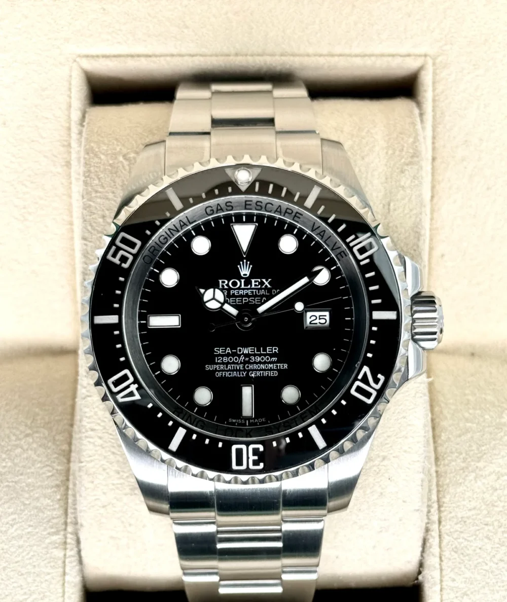 2008 Rolex Deepsea 44mm 116660 Stainless Steel Black Dial