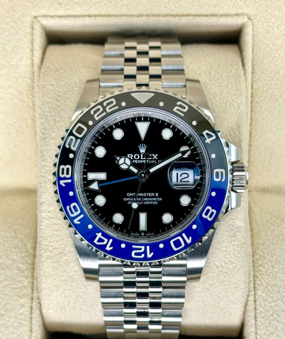 2022 Rolex GMT-Master II "Batgirl" 40mm 126710BLNR Jubilee Black Dial