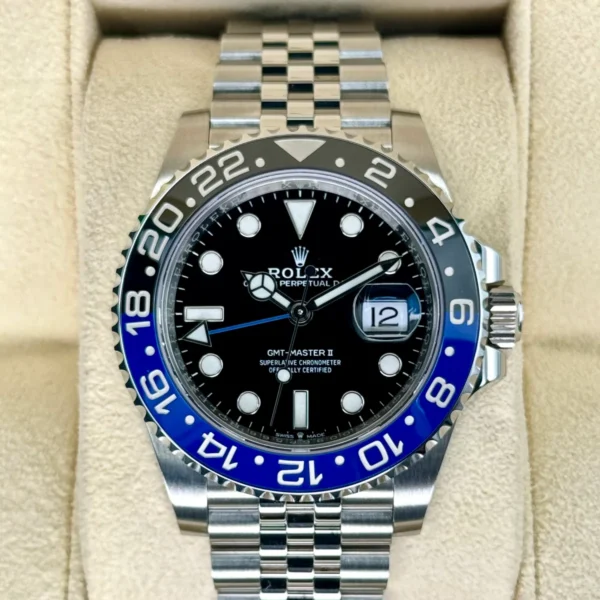 2022 Rolex GMT-Master II "Batgirl" 40mm 126710BLNR Jubilee Black Dial