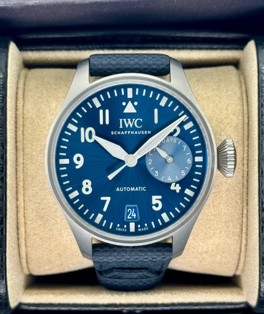 2024 IWC Big Pilot's Watch Racing Works 46mm IW501019 Titanium Blue Dial