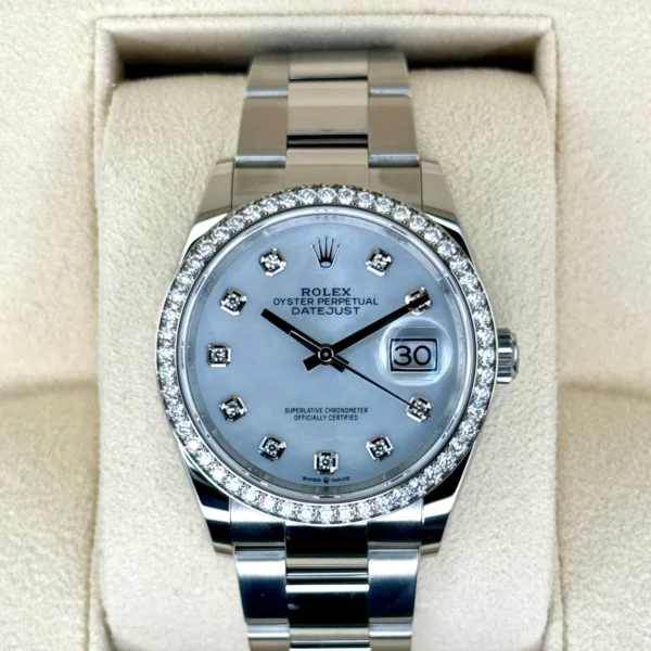 NEW 2024 Rolex Datejust 36mm 126284RBR MOP Diamond Dial