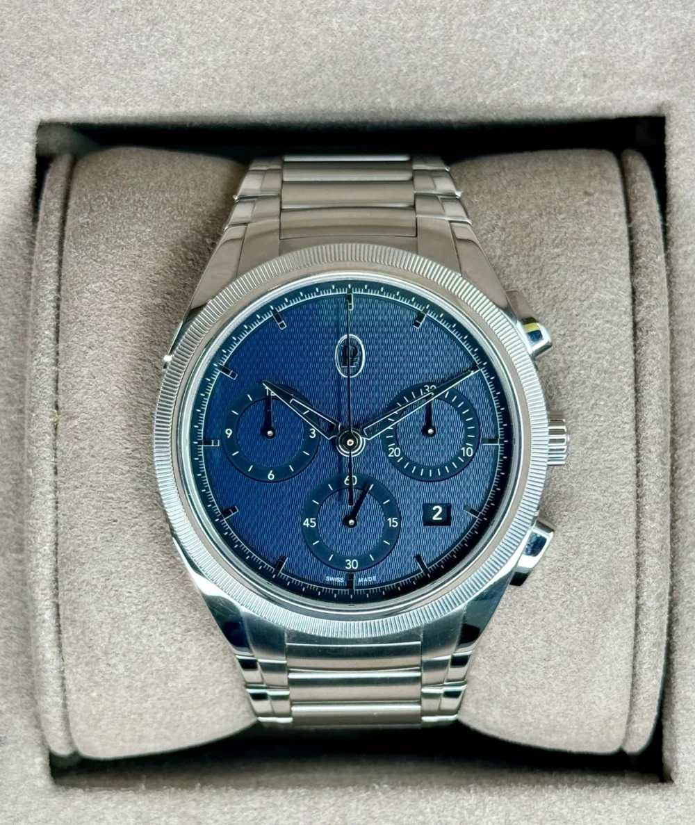 2023 Parmigiani Fleurier Tonda Pf Chronograph 42mm PFC915 Blue Dial