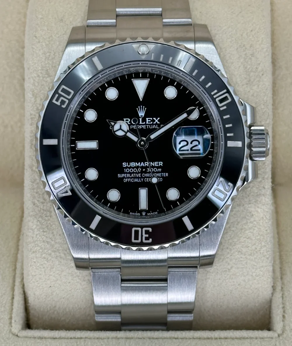 2022 Rolex Submariner 41mm 126610LN Stainless Steel Black Dial