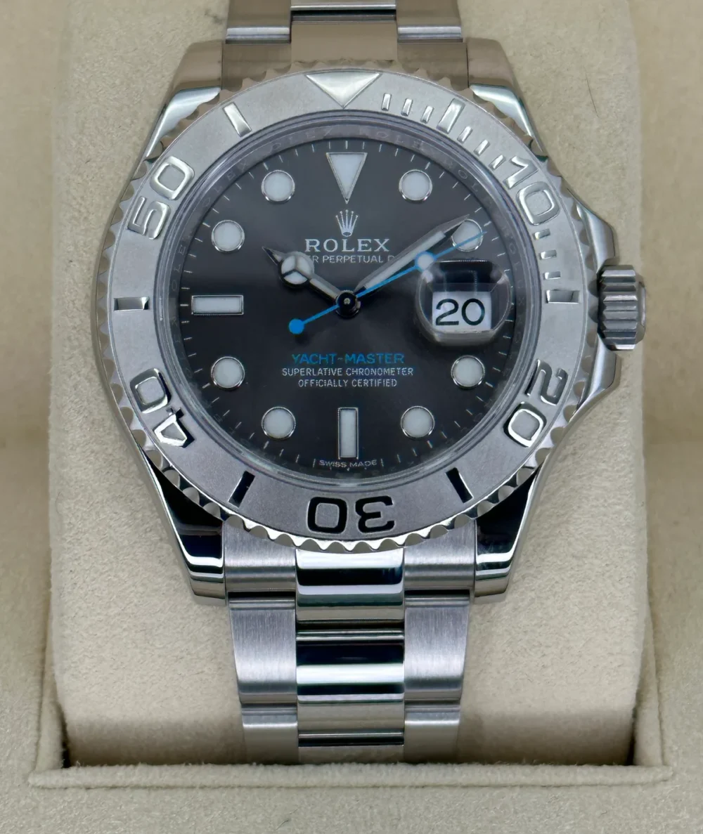 2019 Rolex Yacht-Master 40mm 116622 Stainless Steel Rhodium Dial