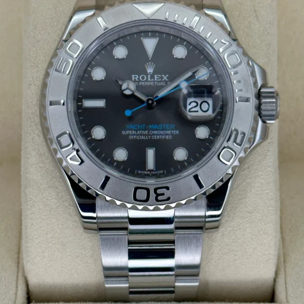 2019 Rolex Yacht-Master 40mm 116622 Stainless Steel Rhodium Dial