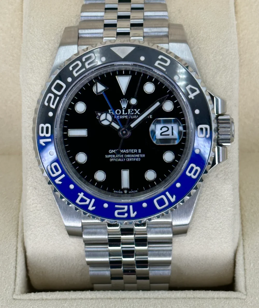 2023 Rolex GMT-Master II "Batgirl" 40mm 126710BLNR Jubilee Black Dial