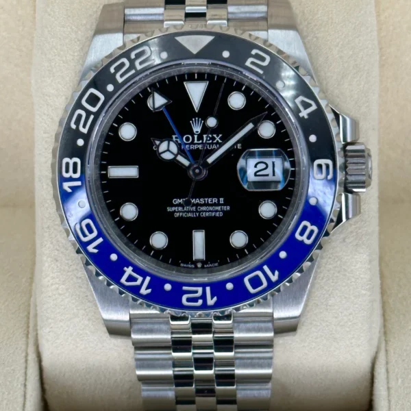 2023 Rolex GMT-Master II "Batgirl" 40mm 126710BLNR Jubilee Black Dial