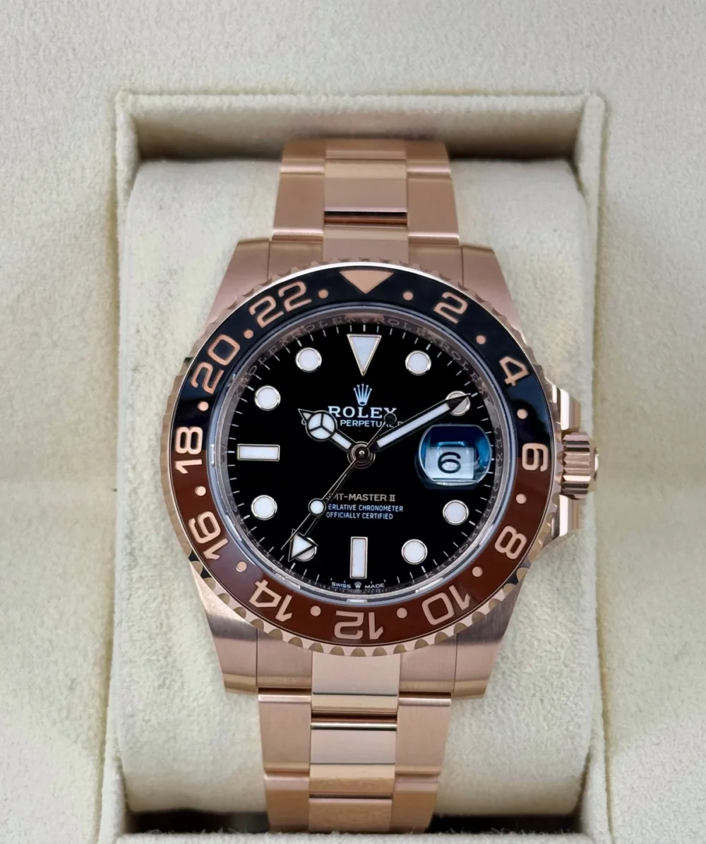 2023 Rolex GMT-Master II "Rootbeer" 40mm 126715CHNR Rose Gold