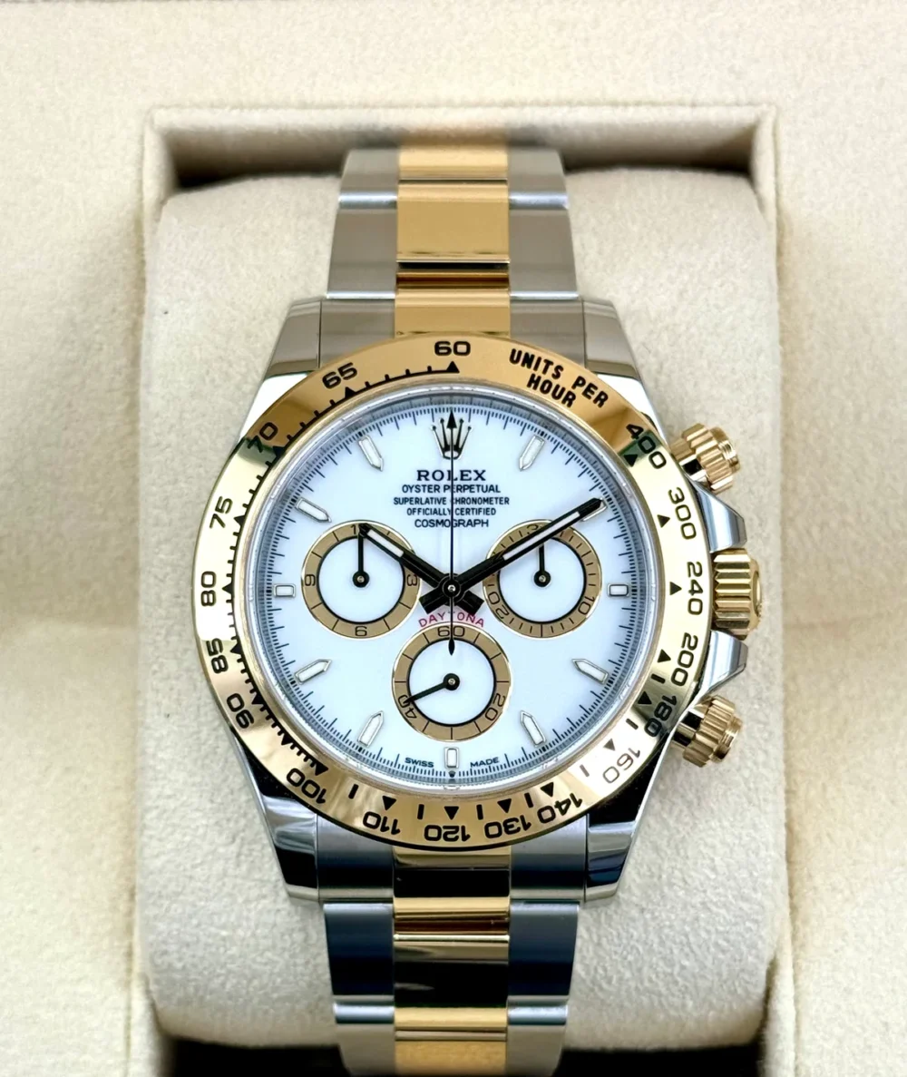 NEW 2024 Rolex Daytona 40mm 126503 Two-Tone White Dial