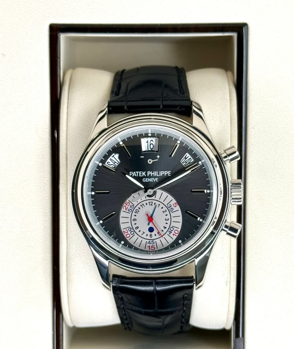 2006 Patek Phillippe Annual Calendar Chrono 40.5mm 5960P Black Dial