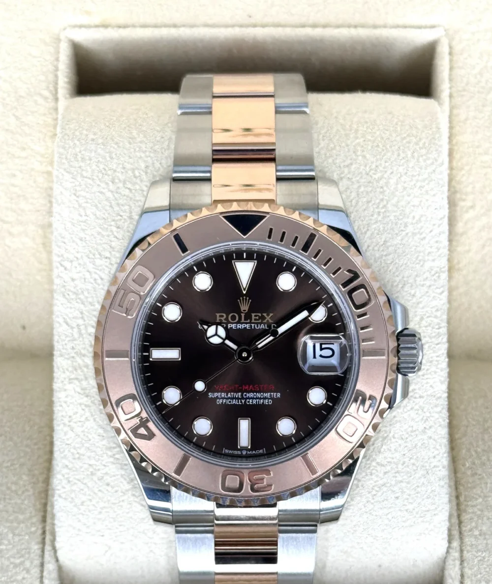 2023 Rolex Yacht-Master 37mm 268621 Two-Tone Chocolate Dial