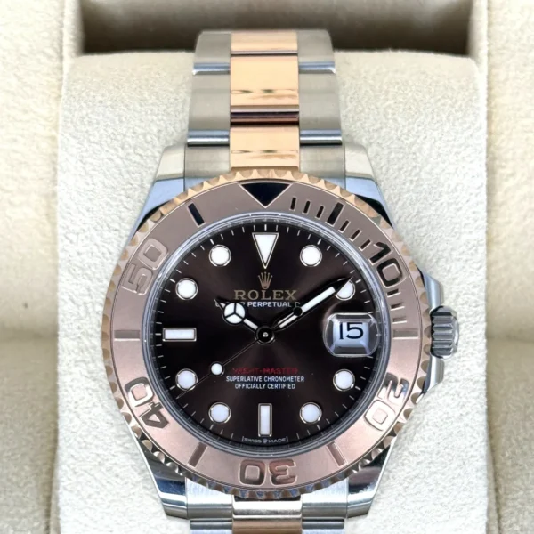 2023 Rolex Yacht-Master 37mm 268621 Two-Tone Chocolate Dial