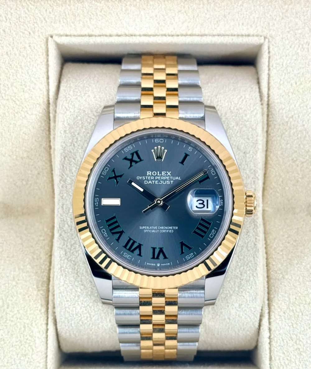 2024 Rolex Datejust 41mm 126333 Two-Tone Jubilee Wimbledon Dial
